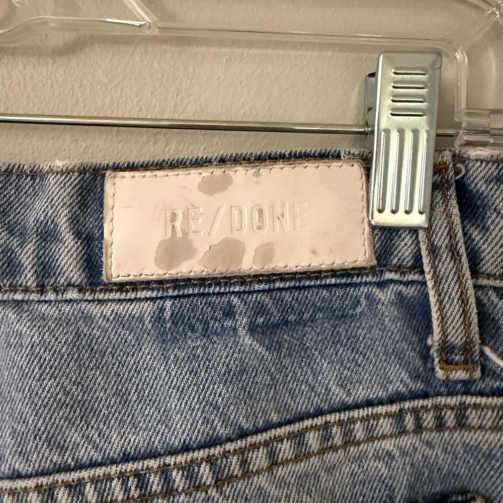 RE/DONE Ripped Straight Leg Jeans - Picture 3 of 6